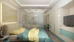 Дизайн маленькой спальни в пастельных тонах