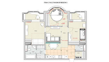 Перепланировка типовой квартиры в доме И-155, Митино | Портфолио работ
