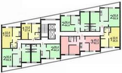 Планировка квартир дома II-68-04