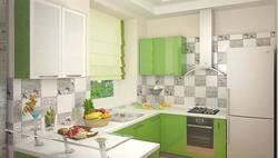 зелёная кухня в интерьере