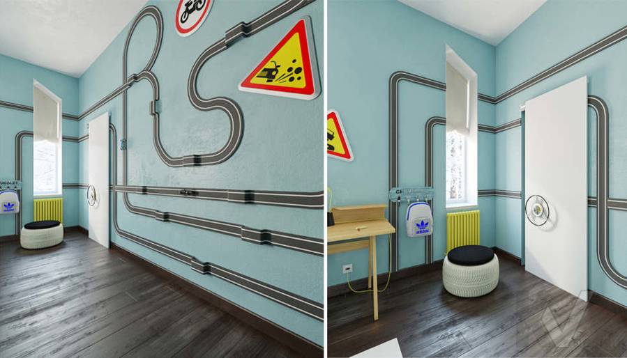 Дизайн комнаты мальчика в доме, КП Пестово - 2