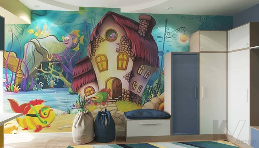 Дизайн детской комнаты в доме 500 кв.м., Поведники - 4