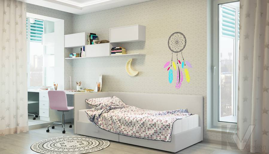 Дизайн детской в 3-комнатной квартире, Тропарево-Никулино - 1