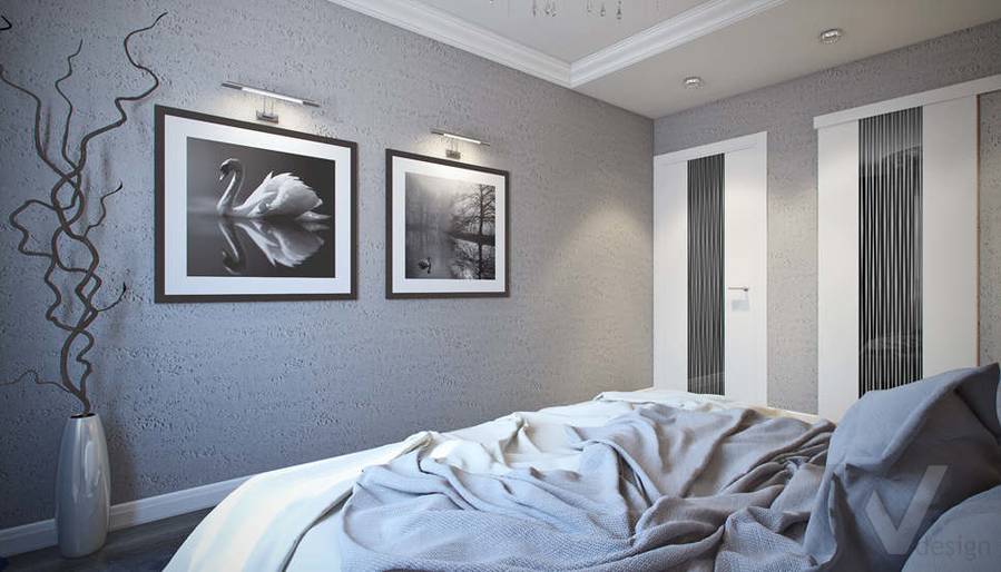 Дизайн спальни в 5-комнатной квартире, Климовск - 4