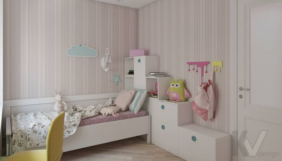 дизайн детской в 3-комнатной квартире II-68 - 5