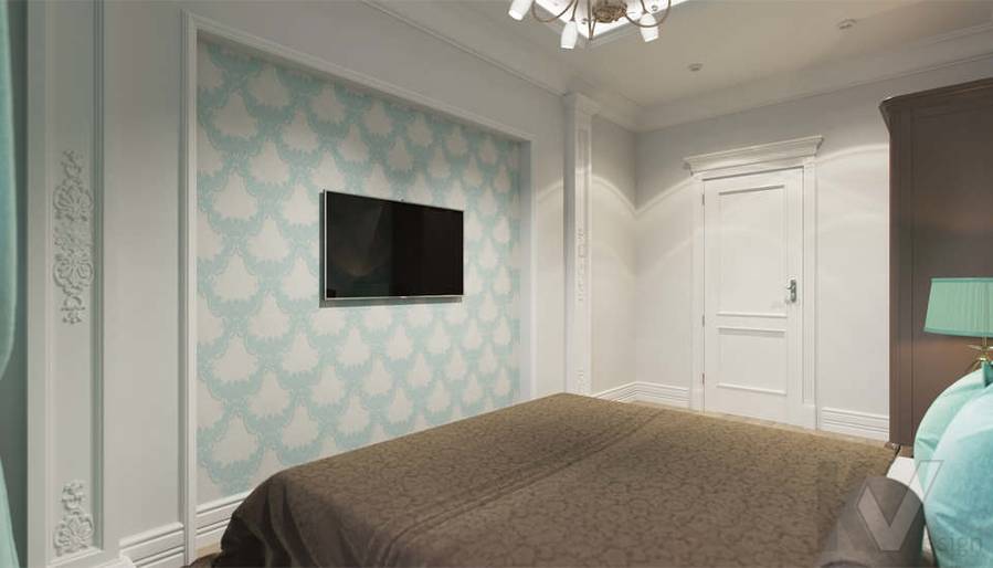 Дизайн гостевой спальни в доме 500 кв.м., Поведники - 2